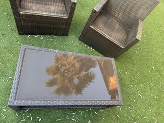 Conjunto Muebles Jardín: Sillas, Sofa y Mesa