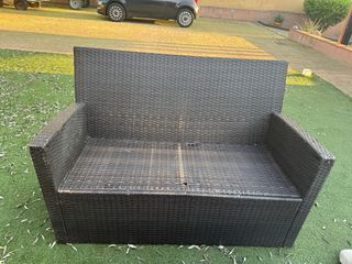 Conjunto Muebles Jardín: Sillas, Sofa y Mesa