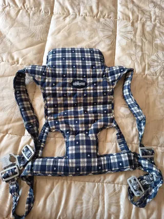 Marsupio Chicco a quadri con cuori