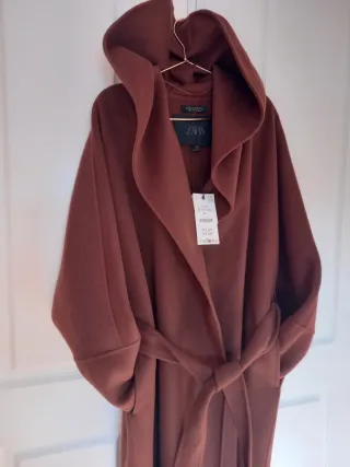 Abrigo de  lana Zara