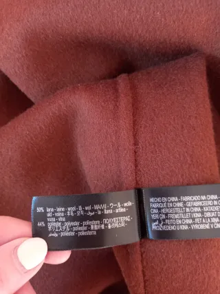 Abrigo de  lana Zara