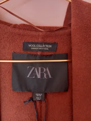 Abrigo de  lana Zara