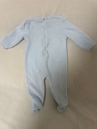 Pijama bebé azul nube 2-3 meses