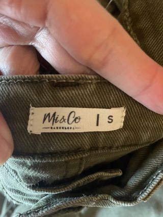 Pantalón cargo Mico Barcelona verde T.36