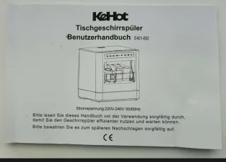 Lavavajillas sobremesa KeHot E401-802 para Camper