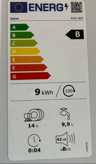Lavavajillas sobremesa KeHot E401-802 para Camper