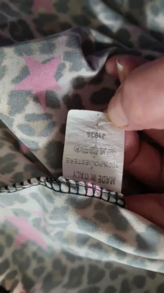 Camicia donna fantasia leopardata con stelle rosa