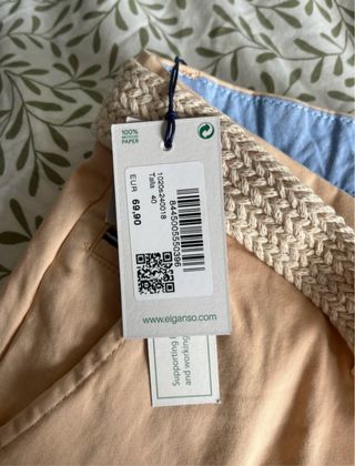 Pantalón El Ganso Beige con etiqueta