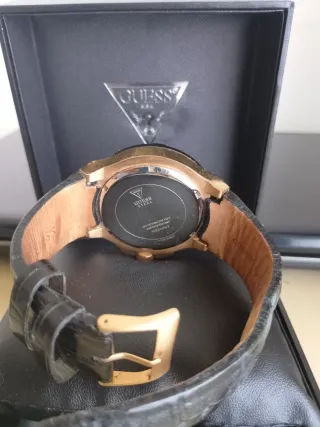Orologio Guess Uomo Oro Nero