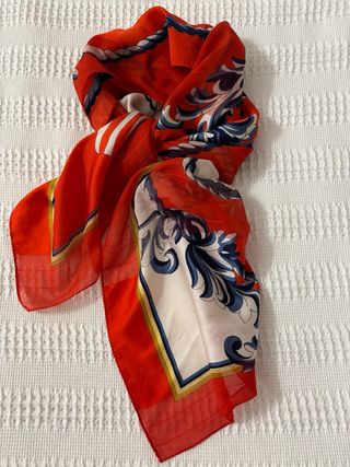 Pañuelo cuello estampado náutico