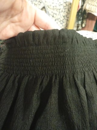 Falda Mango Talla L Negra