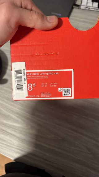 Nike Dunk Low Nas Azul Blanco