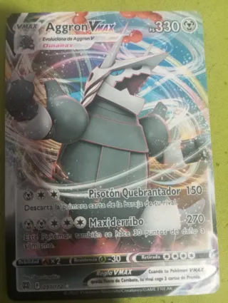 Carta Pokémon VMAX Aggron VMAX 330 PS