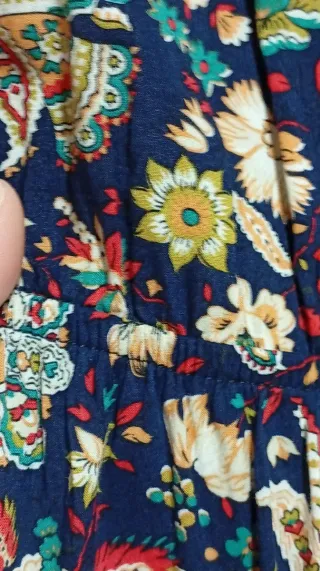 Vestido Springfield Talla 42 Estampado Floral