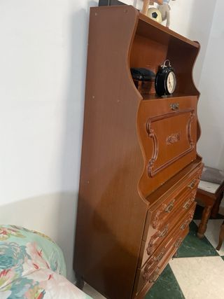 Escritorio de madera vintage