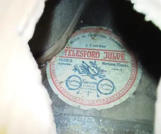 Laúd Telesforo Julve para restaurar