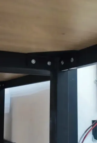 Mesas de oficina madera y metal