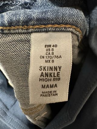 Pantalones vaqueros premamá