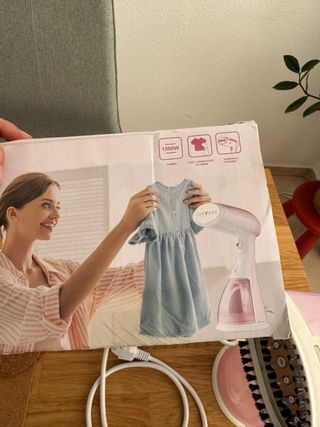 Plancha de vapor portátil LC201 rosa