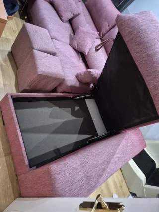 OFERTA!!!Sofá Cama Esquinero Rosa