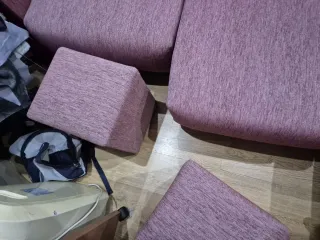 OFERTA!!!Sofá Cama Esquinero Rosa