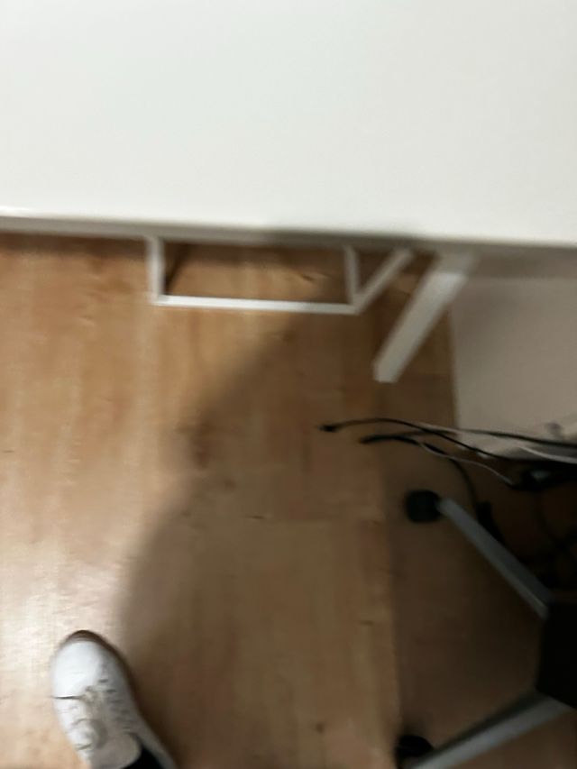 Mesa Escritorio 160x80 Beige y Blanca