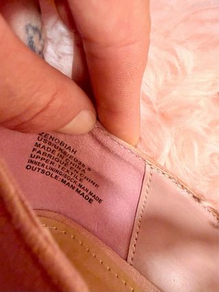 Zapatos tacón rosa hebillas - Talla 38.5