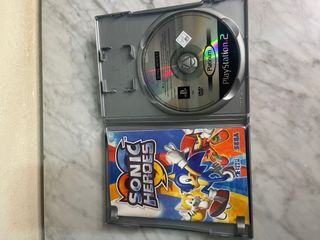 Pack PS2 Slim + Sonic Heroes (Completo) + Mando