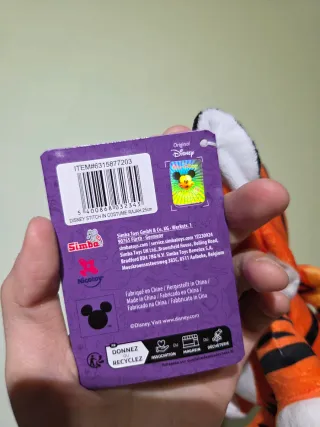 Muñeco Stitch Tigre Disney Original