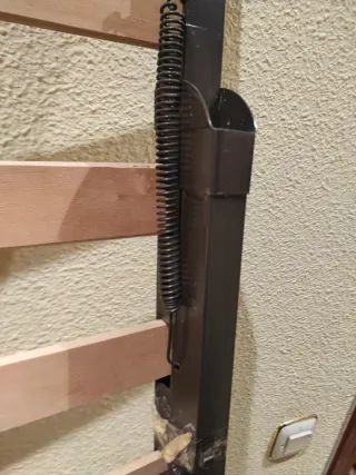 Somier metálico con lamas de madera 1,90x80