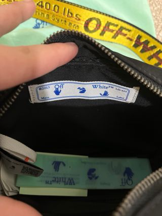 Tracolla Off-White nera e gialla prezzo trattabile