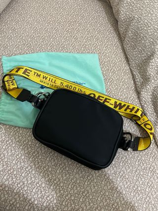 Tracolla Off-White nera e gialla prezzo trattabile