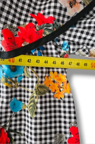 Vestido Zara Estilo Retro Floral