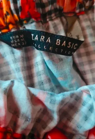 Vestido Zara Estilo Retro Floral