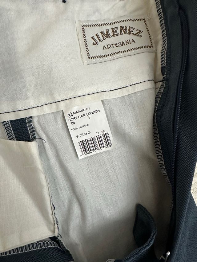 Traje de Corto Artesanía Jiménez Azul Marino