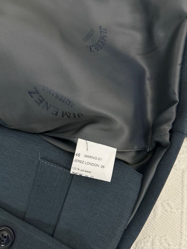 Traje de Corto Artesanía Jiménez Azul Marino