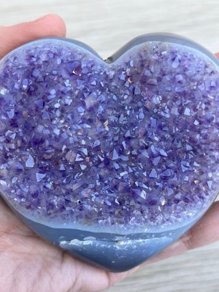 Corazón de Amatista