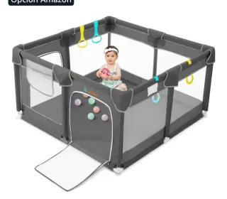 Parque infantil /corralito bebe 127cm x 127cm Gris