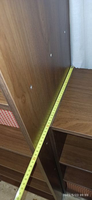 Dos estanterías madera