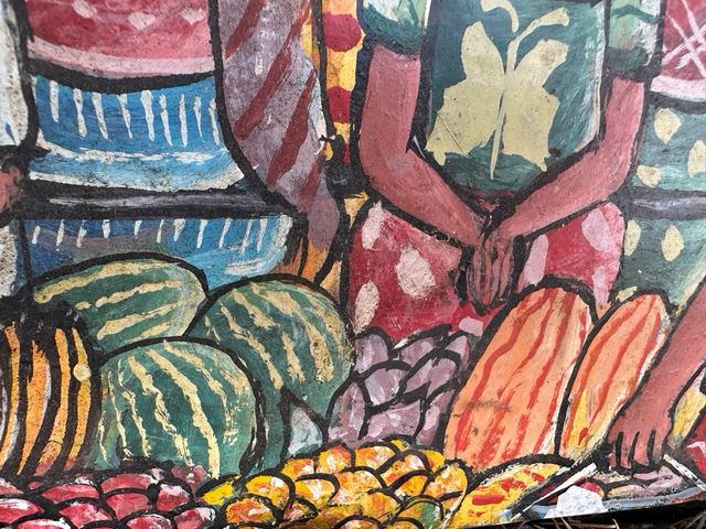 Pintura antigua Burkina Faso chapa