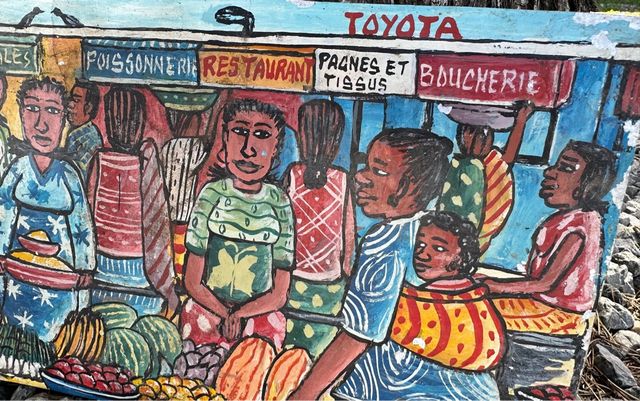 Pintura antigua Burkina Faso chapa