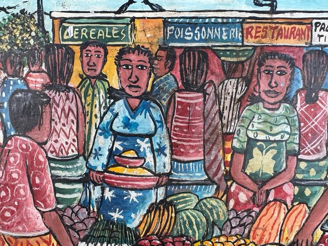 Pintura antigua Burkina Faso chapa