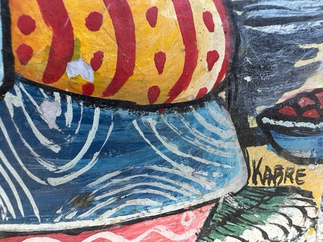 Pintura antigua Burkina Faso chapa