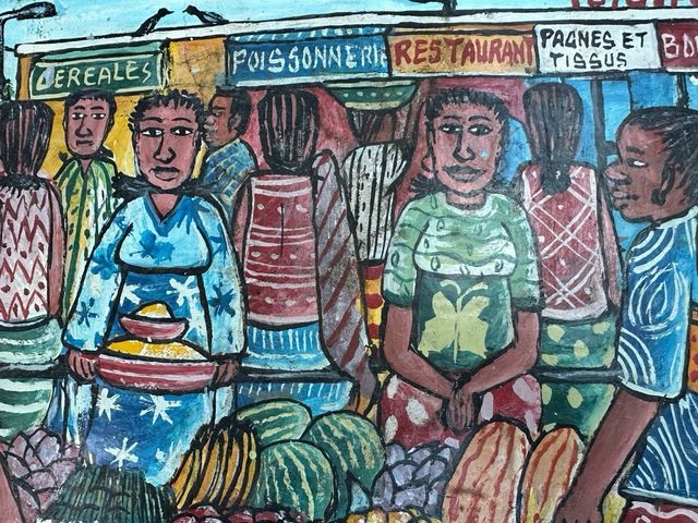 Pintura antigua Burkina Faso chapa