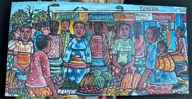 Pintura antigua Burkina Faso chapa