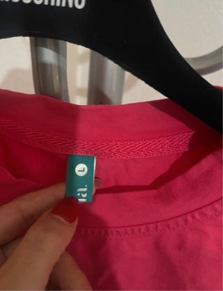 Camiseta Lolina Rosa Patines Retro - Talla L - Fle