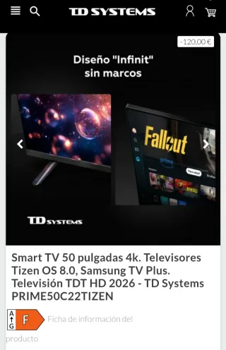 Smart TV Negro