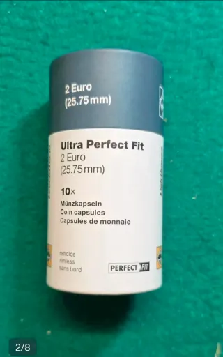 10 Cápsulas Ultra Perfect Fit para monedas 2 euros
