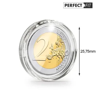 10 Cápsulas Ultra Perfect Fit para monedas 2 euros