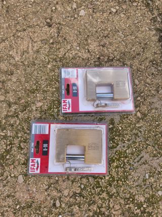 2 Candados IFAM U-90 nuevos con llaves